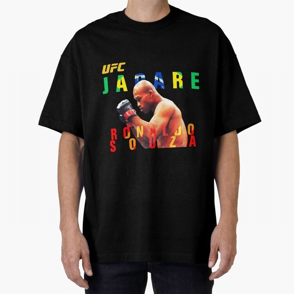 Ronaldo Jacare Souza MMA UFC 256 Oversized T-Shirt Feel the Roar of FIFA World Cup 2026 USA Canada Mexico Spirit, with France, Haaland and Mbappe, Classic Soccer Heritage, Championship Pressure, Fan Loyalty and International Pride; Created for