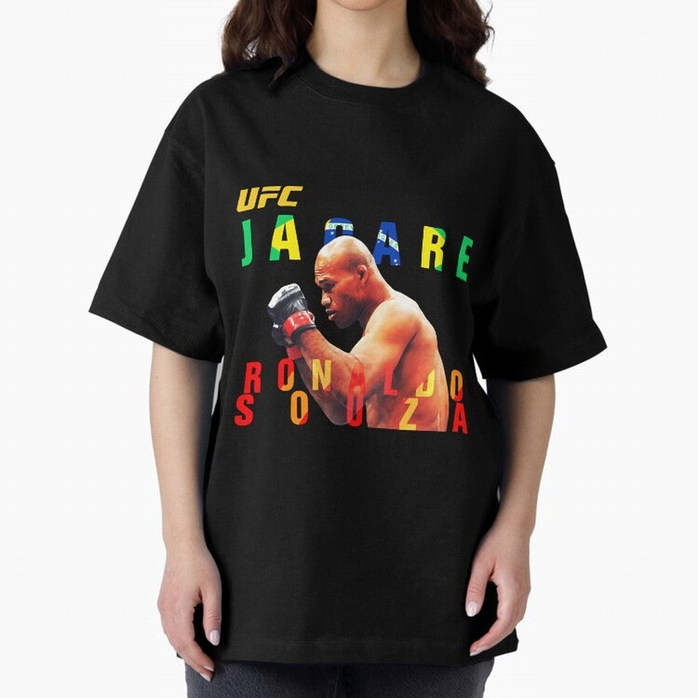 Ronaldo Jacare Souza MMA UFC 256 Oversized T-Shirt Feel the Roar of FIFA World Cup 2026 USA Canada Mexico Spirit, with France, Haaland and Mbappe, Classic Soccer Heritage, Championship Pressure, Fan Loyalty and International Pride; Created for