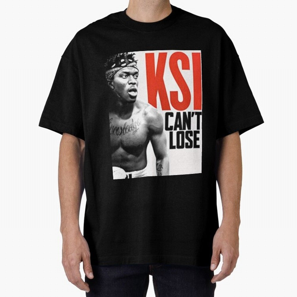 ksi Oversized T-Shirt Show Fan Pride Across the FIFA World Cup 2026 Group Stage Journey through CR7 Highlights, France and Portugal Pride, Retro Football Energy, Iconic Rivalries, Trophy Chase Drama and Stadium Atmosphere; Great for Supporters Who