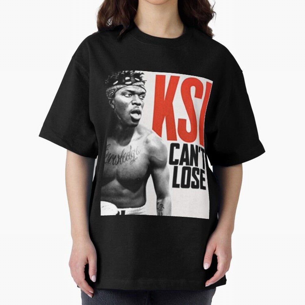 ksi Oversized T-Shirt Show Fan Pride Across the FIFA World Cup 2026 Group Stage Journey through CR7 Highlights, France and Portugal Pride, Retro Football Energy, Iconic Rivalries, Trophy Chase Drama and Stadium Atmosphere; Great for Supporters Who