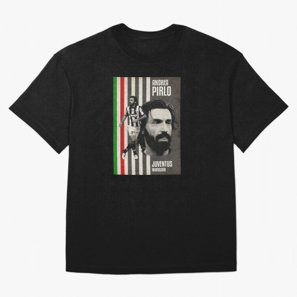 andrea pirlo juventus midfielder Oversized T-Shirt Honor FIFA World Cup 2026 for Fans of CR7 and Portugal, Spain and Germany, Bringing Worldwide Fan Energy, Dramatic Goals, Stadium Lights and Championship Celebrations; Created for Match Day