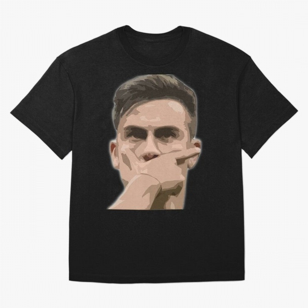 Dybala Oversized T-Shirt Celebrate Soccer Greatness during FIFA World Cup 2026 Celebrating Haaland and Mbappe, Brazil Energy, Vintage Soccer Flavor, Modern Football Stars, National Flags and Final Night Emotion; Ideal for Fans Who Follow Messi,