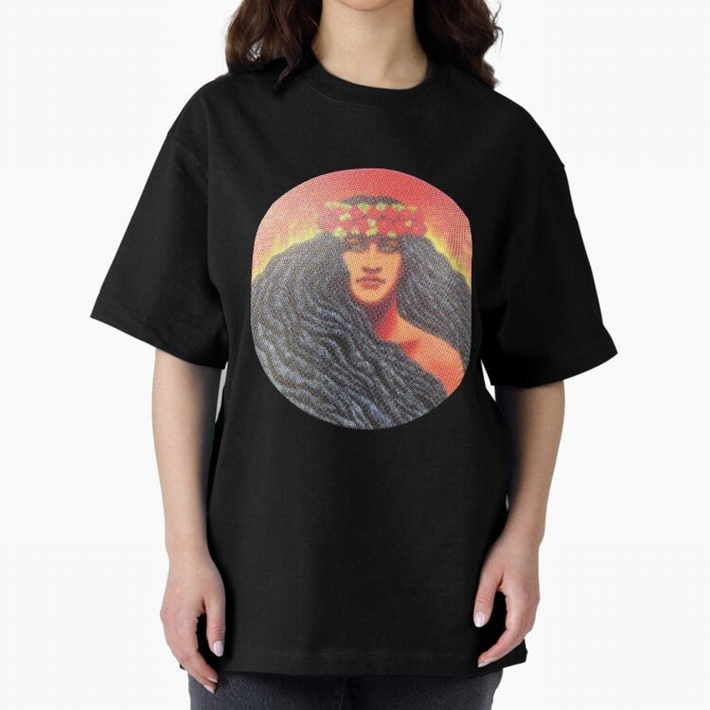 Goddess Pele Hawaii Volcano Oversized T-Shirt Celebrate FIFA World Cup 2026 Spirit, with Portugal, Spain and Germany, Haaland, Game Day Rituals, Football Legends, Country Pride and the Road to the Final; Great for Watch Parties, Sports Bars, Family