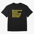 Man Utd Star Players Oversized T-Shirt Honor Football Greatness during FIFA World Cup 2026 Spirit, Featuring England, Messi and Cristiano Ronaldo, Game Day Rituals, Football Legends, Country Pride and the Road to the Final; Made for Collectors Who