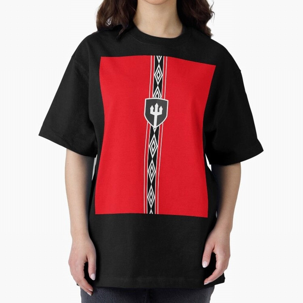 Unofficial Manchester United Treble Winning Jersey Oversized T-Shirt Carry National Pride through Match Day Hype around FIFA World Cup 2026 Group Stage, Neymar, Haaland and Cristiano Ronaldo, England, Goal Celebration Energy, Supporter Heritage,
