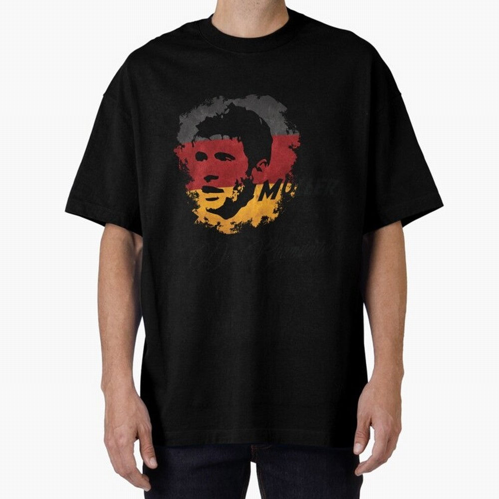 Germany Thomas Muller World Cup 2014 Oversized T-Shirt Capture Stadium Memories from FIFA World Cup 2026 Group Stage Built around Neymar, Germany Energy, Classic Soccer Heritage, Championship Pressure, Fan Loyalty and International Pride; Perfect