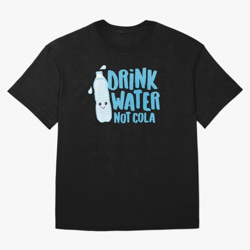 Drink Water Not Cola Kawaii Water Bottle? Oversized T-Shirt Show Your Love for FIFA World Cup 2026 for Fans of Mbappe and France, Bringing Match Day Excitement, Supporter Culture, Golden Goals and Global Football Passion; Created for Match Day