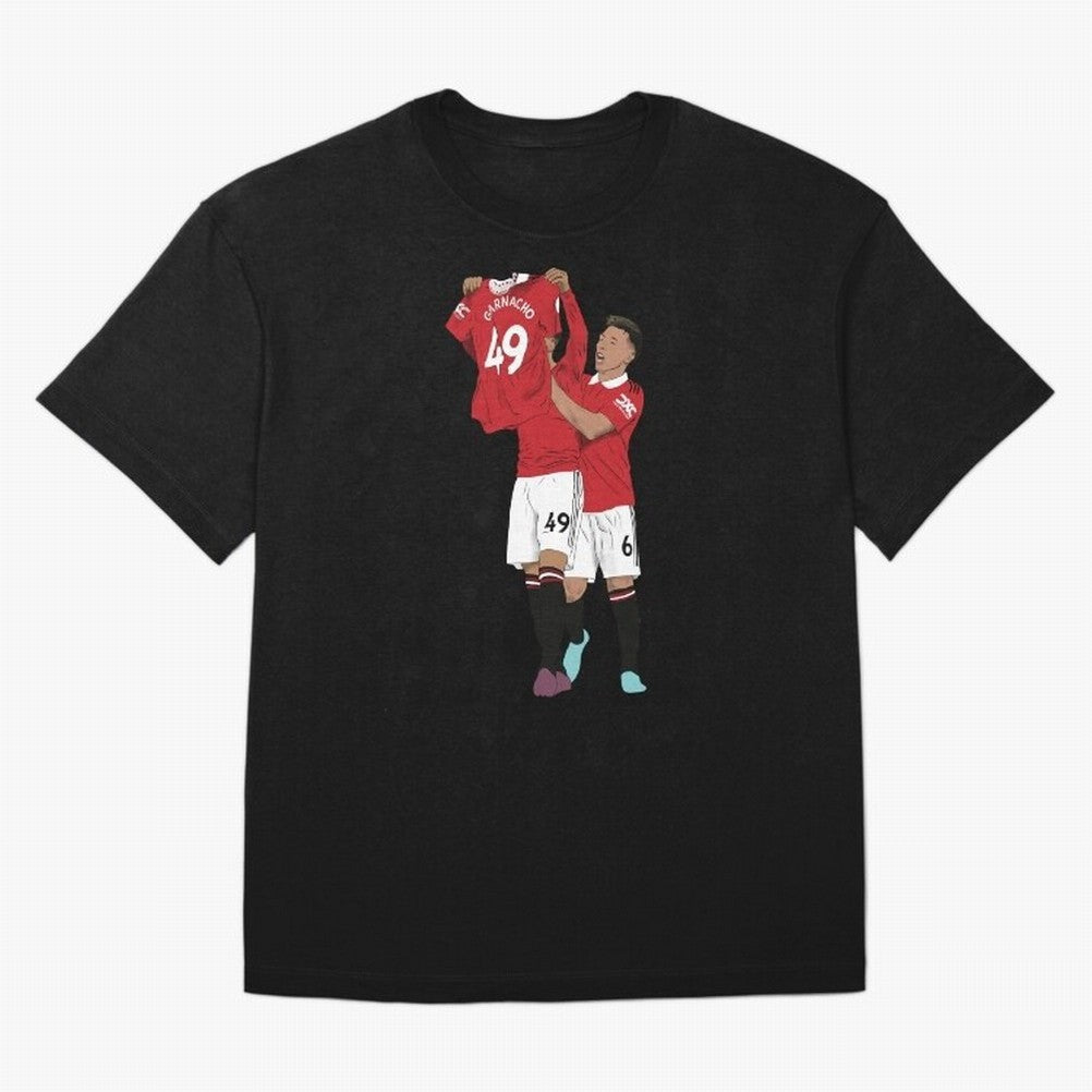 Alejandro Garnacho Goal Celebration Oversized T-Shirt Bring Global Tournament Vibes to Match Day Hype around FIFA World Cup 2026 Group Stage, CR7 and Messi, England, Football Festival Excitement, Trophy Ambitions, Country Rivalries and Star Player