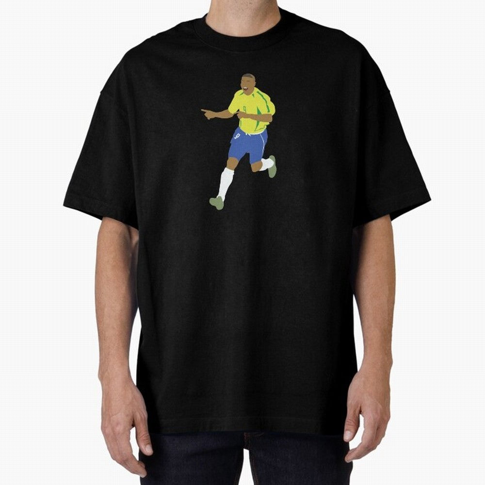 Ronaldo 'Il Fenomeno' Brazil Legend 9 Oversized T-Shirt Celebrate the Biggest Stage of Match Day Hype around FIFA World Cup 2026, Messi, CR7 and Mbappe, France and Portugal, Tournament Hype, Historic Matchups, Family Viewing Parties and Global