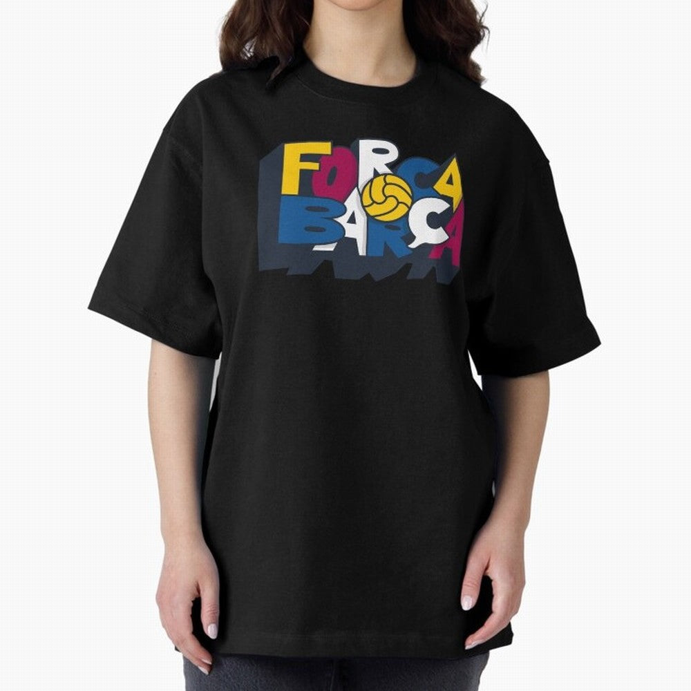 Forca Barca Classic T-Shirt Keep Football History Alive during Global Football Passion for FIFA World Cup 2026, Highlighting Messi, Brazil, Supporter Pride, Iconic Celebrations, Legendary Names and Global Match Day Energy; Ideal for Fans Who Follow