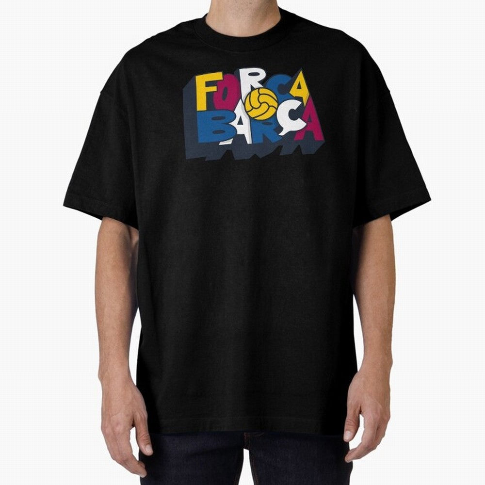 Forca Barca Classic T-Shirt Keep Football History Alive during Global Football Passion for FIFA World Cup 2026, Highlighting Messi, Brazil, Supporter Pride, Iconic Celebrations, Legendary Names and Global Match Day Energy; Ideal for Fans Who Follow