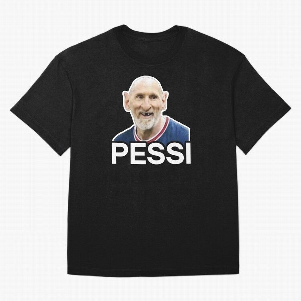 PESSI MEME Classic T-Shirt Turn Up for Global Football Passion for FIFA World Cup 2026, Highlighting Messi and Cristiano Ronaldo, Brazil, Portugal and Argentina, Football History, Final Match Energy, Crowd Noise and Once in a Lifetime Moments;
