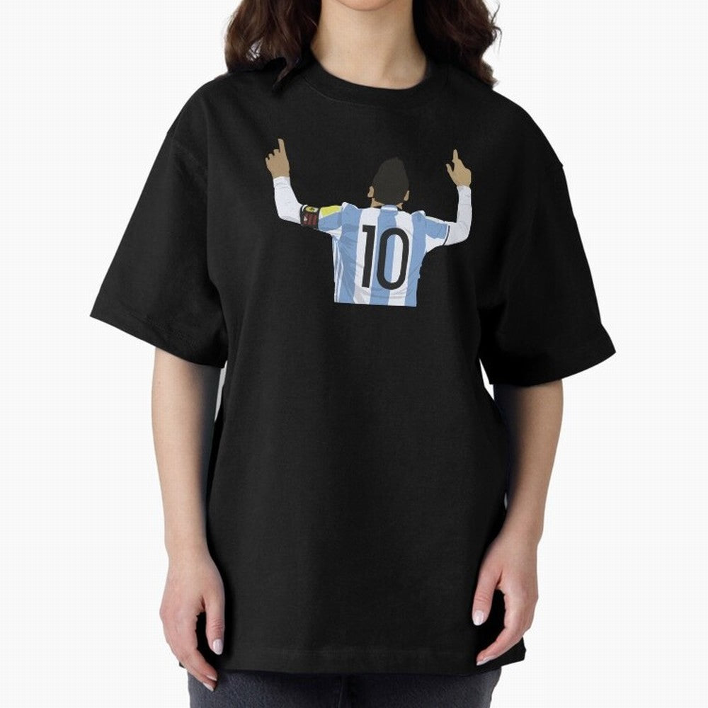 Lionel Messi Sticker Classic T-Shirt Show Up for the Glory of Match Day Hype around FIFA World Cup 2026 Group Stage, Neymar, Portugal, Spain and Germany, Goal Celebration Energy, Supporter Heritage, Football Icons and Worldwide Tournament Joy;