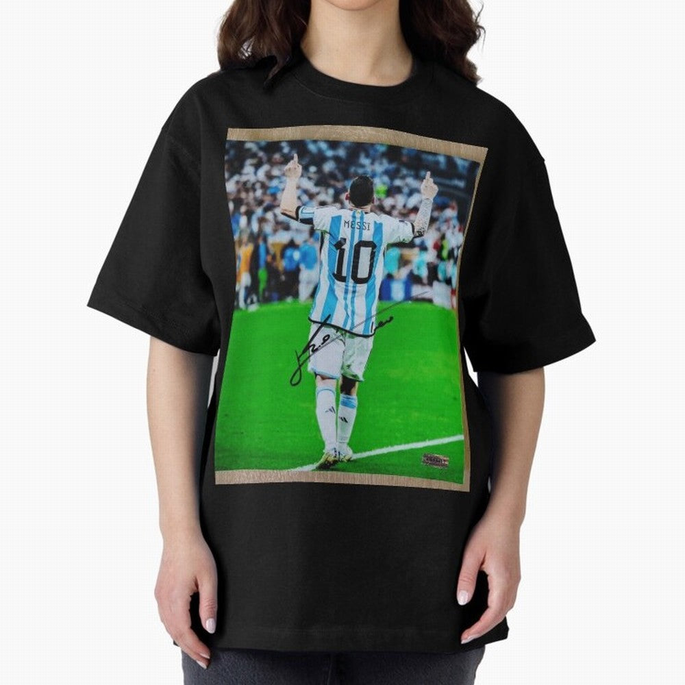 Lionel Messi Essential T-Shirt Bring a Vintage Feel to Global Football Passion for FIFA World Cup 2026, Celebrating Haaland and Mbappe, Brazil, Vintage Soccer Flavor, Modern Football Stars, National Flags and Final Night Emotion; Great for Watch