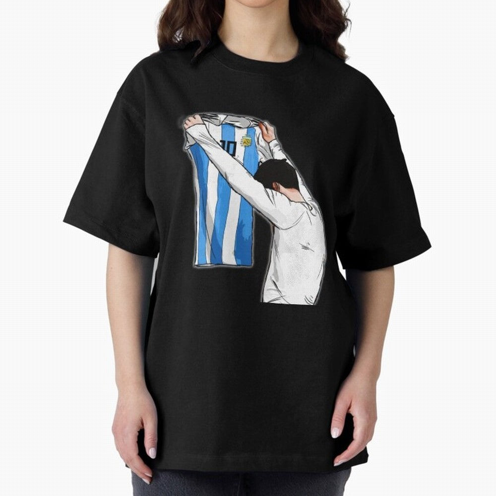 Art Messi Illustration Classic T-Shirt Relive Legendary Nights from FIFA World Cup 2026 Spirit, Connected to Brazil, Haaland, Football Festival Excitement, Trophy Ambitions, Country Rivalries and Star Player Buzz; Made for Die Hard Supporters,