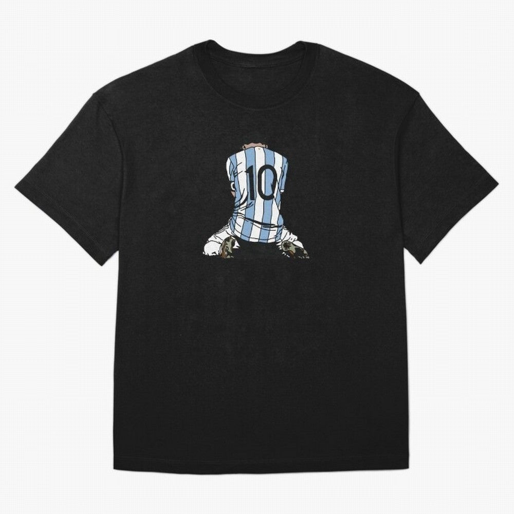 Messi Crying Copa America Moment Oversized T-Shirt Show Championship Spirit for FIFA World Cup 2026 Highlighting Messi, Brazil, Portugal and Argentina Energy, Stadium Chants, National Pride, Trophy Dreams and Unforgettable Football Memories; Made