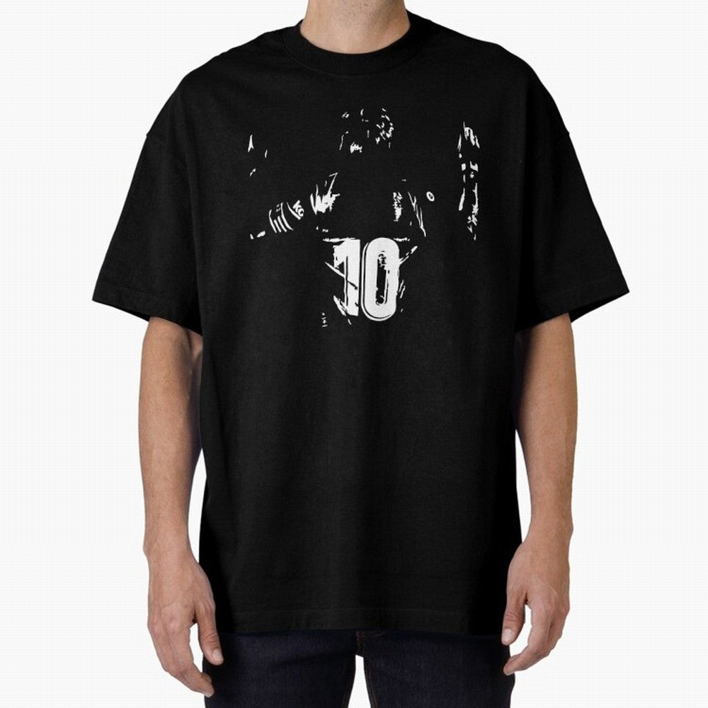 The Greatest Lionel Messi No.10 Oversized T-Shirt Carry the FIFA World Cup 2026 Journey through Mbappe and Neymar Highlights, Argentina and Brazil Pride, Soccer Culture, Superstar Moments, National Team Dreams and Competitive Fire; Perfect for