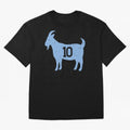 GOAT 10 Argentina Classic T-Shirt Bring a Champion Mindset to Match Day Hype around FIFA World Cup 2026 Group Stage, Messi, CR7 and Mbappe, Argentina and Brazil, Global Supporter Spirit, Legendary Goals, National Colors and Tournament Celebration;