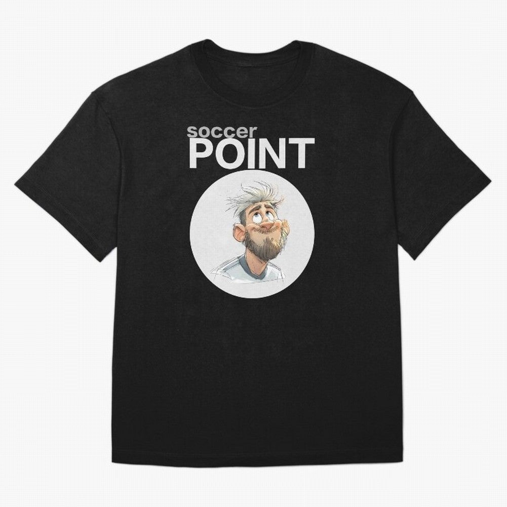 soccer POINT Classic T-Shirt Back the Journey through Global Football Passion for FIFA World Cup 2026, Inspired by Messi, Neymar and Mbappe, Portugal, Sports Nostalgia, International Competition, Famous Players and Unforgettable Victories; Ideal