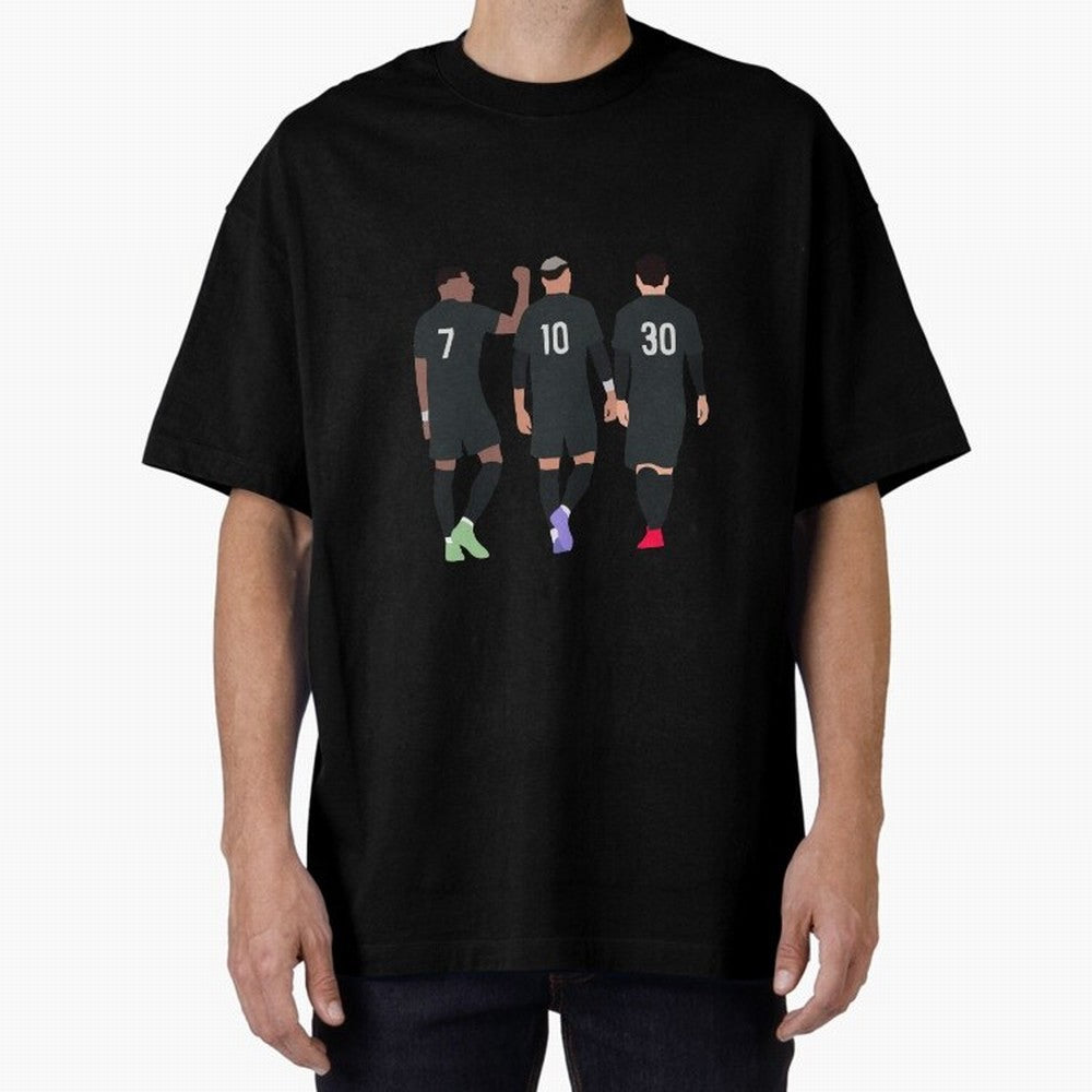 Messi Neymar France Football Players Trio MMN Classic T-Shirt Show Support during FIFA World Cup 2026 USA Canada Mexico for Fans of Haaland and Germany, Bringing Football Festival Excitement, Trophy Ambitions, Country Rivalries and Star Player