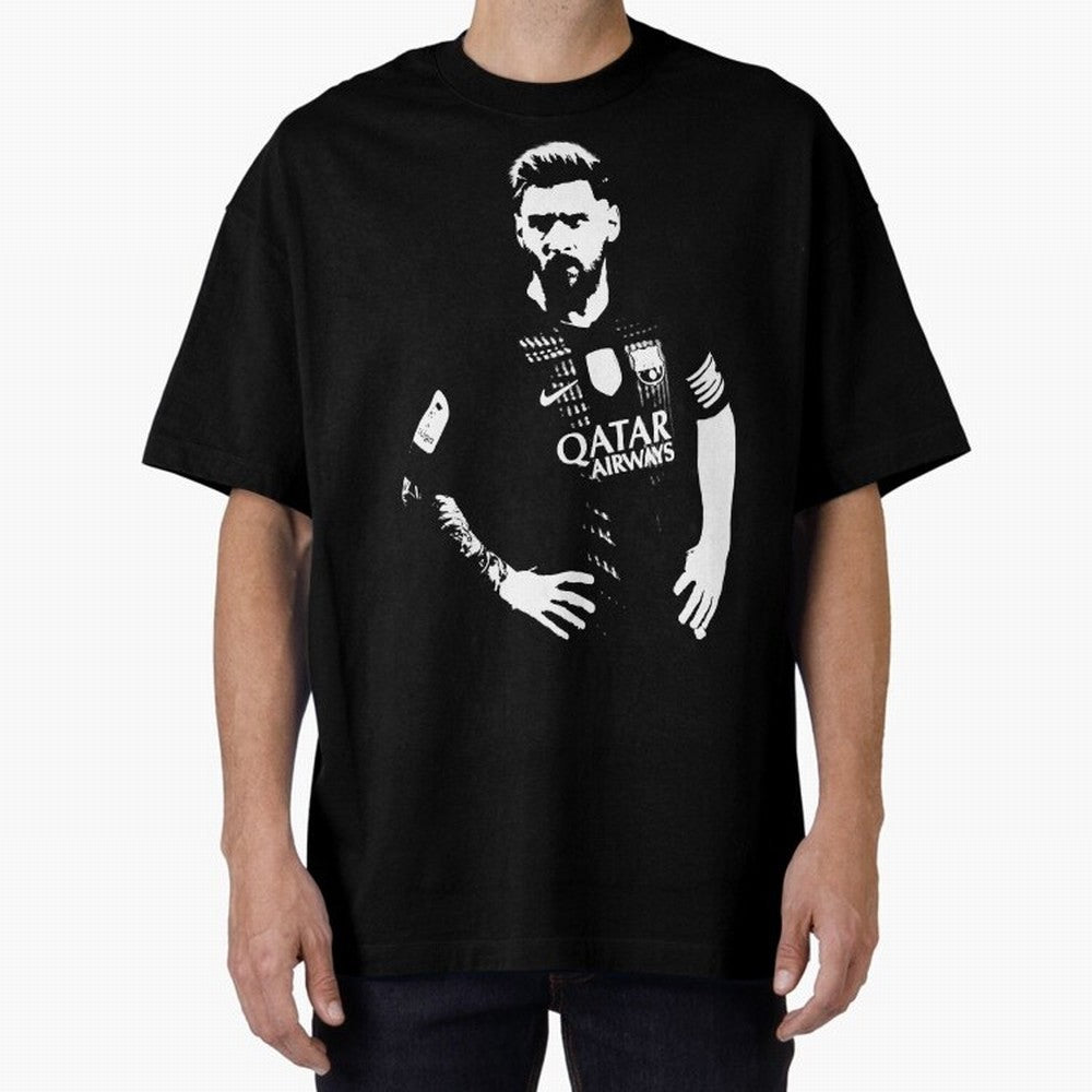Black and white football player Classic T-Shirt Represent Match Day Hype around FIFA World Cup 2026 USA Canada Mexico, CR7 and Messi, Germany, Tournament Hype, Historic Matchups, Family Viewing Parties and Global Sports Pride; Great for Supporters