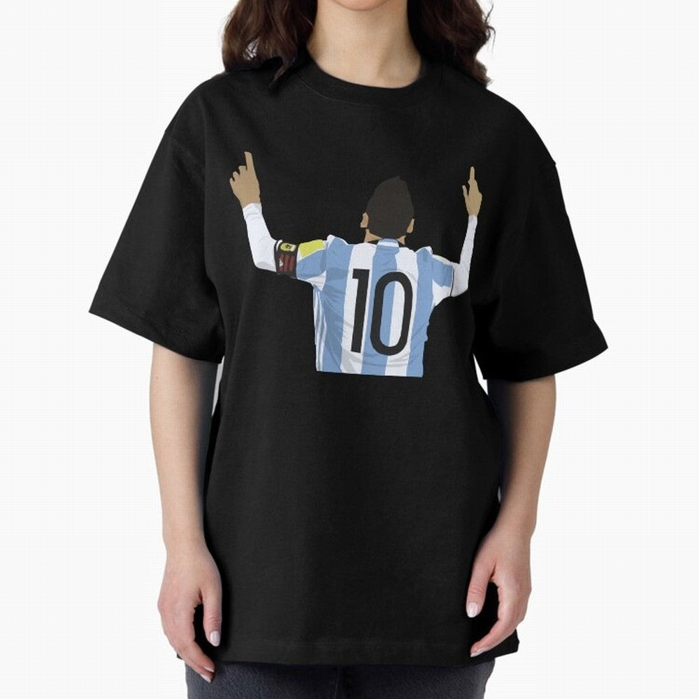 Leo- M10 Essential T-Shirt Feel the Heartbeat of FIFA World Cup 2026 Spirit, Filled with France and Portugal, Mbappe, Football History, Final Match Energy, Crowd Noise and Once in a Lifetime Moments; Great for Watch Parties, Sports Bars, Family