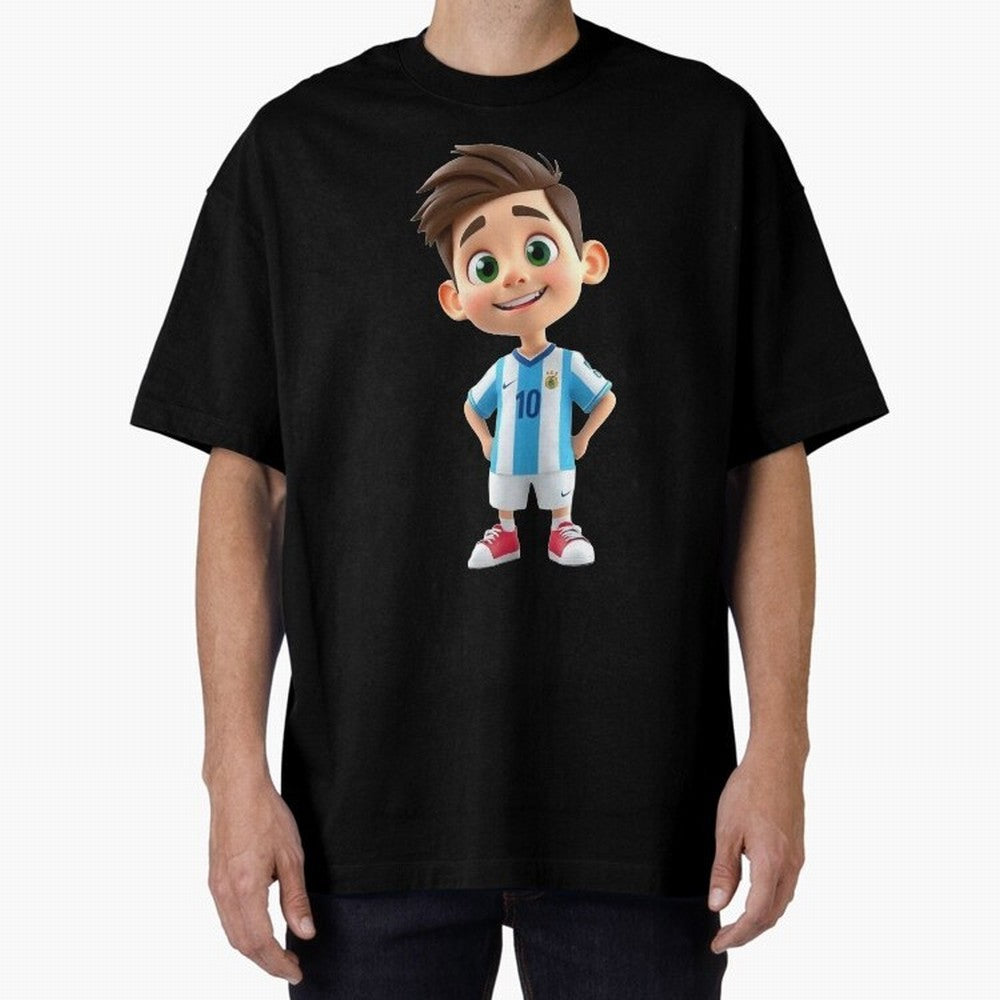 Lionel Messi Cartoon Classic T-Shirt Bring Bold Fan Energy to Match Day Hype around FIFA World Cup 2026 USA Canada Mexico, Cristiano Ronaldo, Haaland and CR7, England, France and Netherlands, Football History, Final Match Energy, Crowd Noise and