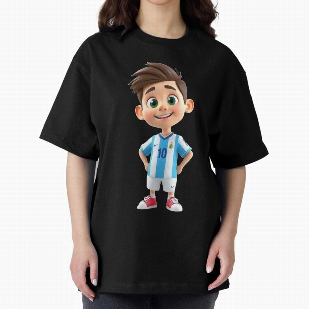 Lionel Messi Cartoon Classic T-Shirt Bring Bold Fan Energy to Match Day Hype around FIFA World Cup 2026 USA Canada Mexico, Cristiano Ronaldo, Haaland and CR7, England, France and Netherlands, Football History, Final Match Energy, Crowd Noise and