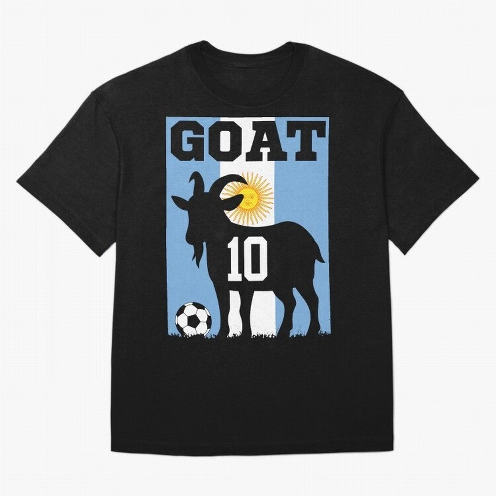 Argentina World Cup 2026 The Goat 10 Oversized T-Shirt Relive Legendary Nights from FIFA World Cup 2026 Group Stage Spirit, Driven by France, Neymar, Haaland and Cristiano Ronaldo, Football Festival Excitement, Trophy Ambitions, Country Rivalries