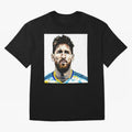 Lionel Messi Oversized T-Shirt Create FIFA World Cup 2026 Spirit, with Portugal, Messi, Neymar and Mbappe, Championship Spirit, Famous Goals, Roaring Crowds and International Football Unity; Perfect for Supporters Who Want Bold Football Energy,