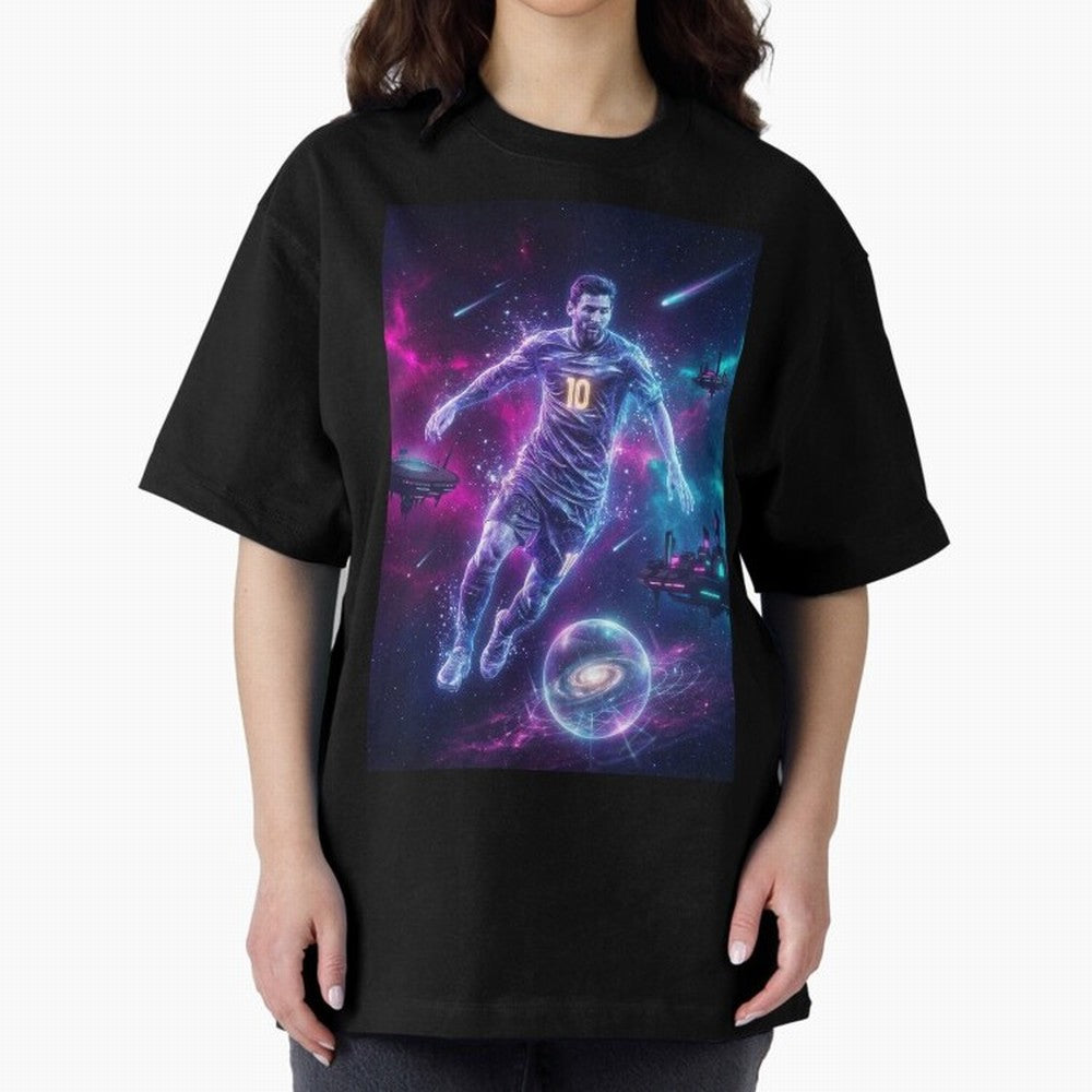 Lionel Messi The Eternal GOAT Of Another Galaxy - (Version 5) Classic T-Shirt Feel International Energy from Global Football Passion for FIFA World Cup 2026, Connected to CR7, Argentina, France and Brazil, Classic Soccer Heritage, Championship