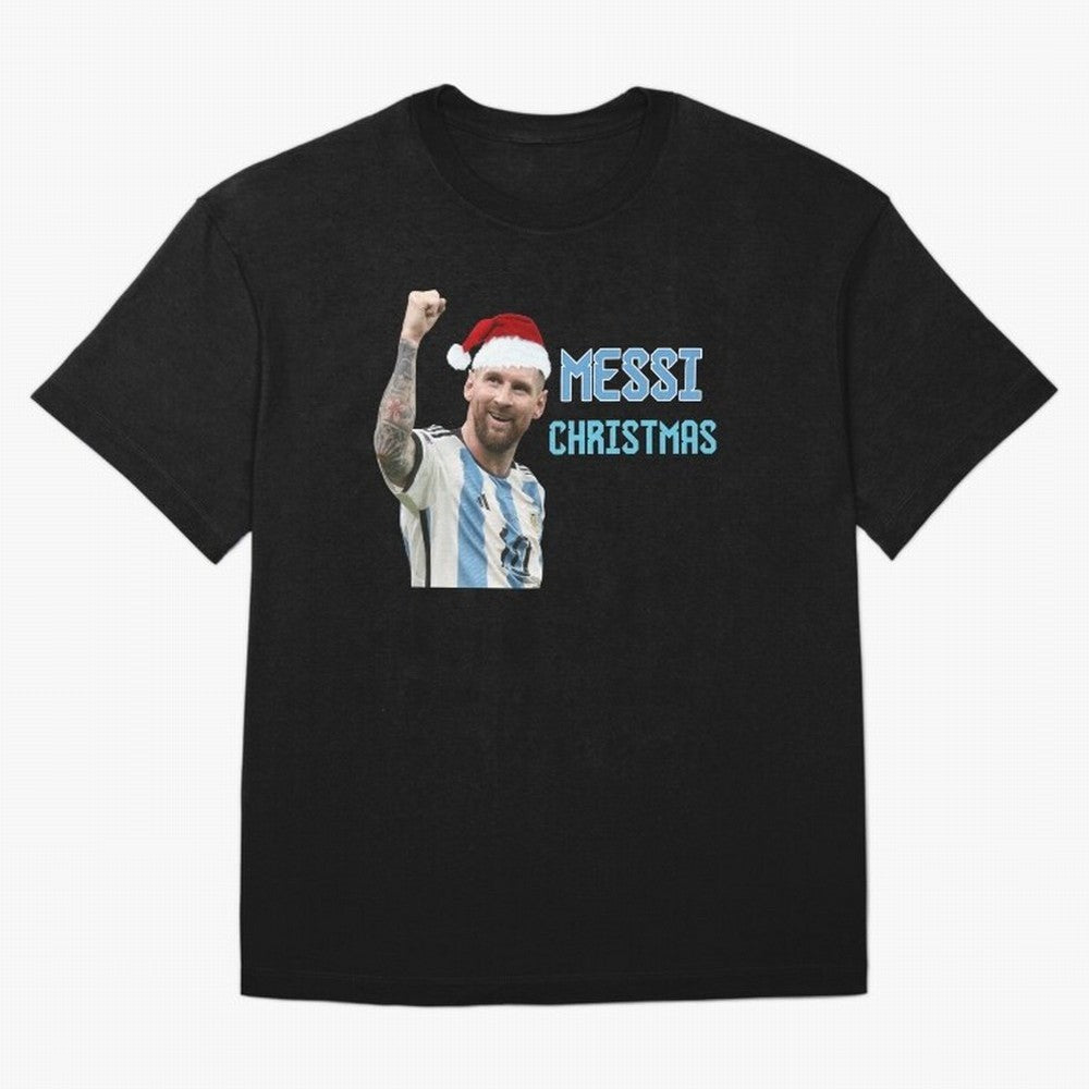 Messi Christmas - Lionel Messi Christmas Design Classic T-Shirt Upgrade Global Football Passion for FIFA World Cup 2026 USA Canada Mexico, Filled with Mbappe, Portugal, Vintage Soccer Flavor, Modern Football Stars, National Flags and Final Night