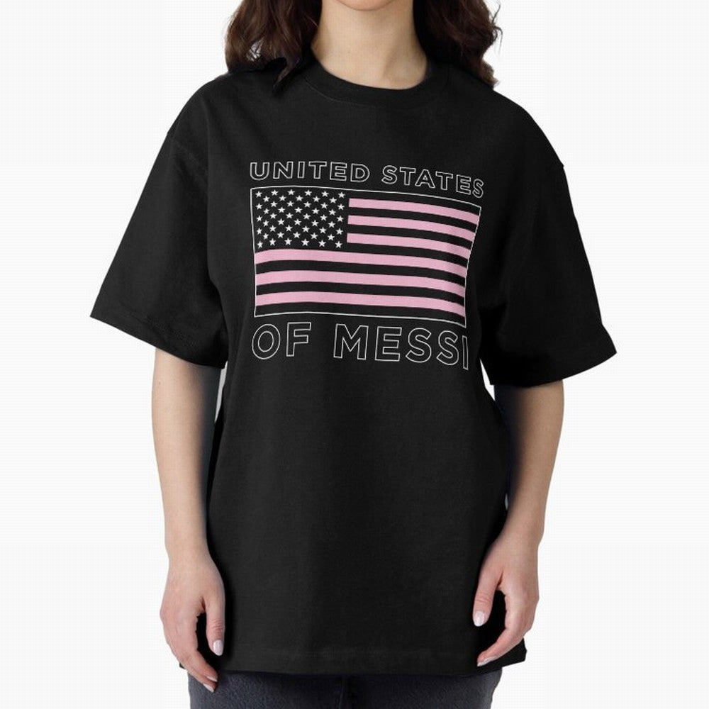 United States of Messi Oversized T-Shirt Keep Football History Alive during Match Day Hype around FIFA World Cup 2026 Group Stage, Cristiano Ronaldo, Haaland and CR7, England, France and Netherlands, Football History, Final Match Energy, Crowd