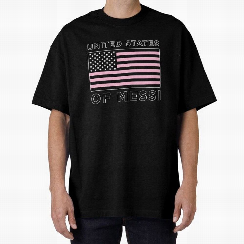 United States of Messi Oversized T-Shirt Keep Football History Alive during Match Day Hype around FIFA World Cup 2026 Group Stage, Cristiano Ronaldo, Haaland and CR7, England, France and Netherlands, Football History, Final Match Energy, Crowd