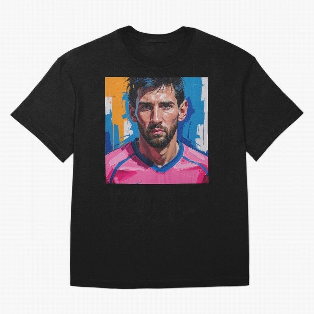 Vibrant Artistic Portrait of Lionel Messi (GOAT) - Digital painting (Version 3) Classic T-Shirt Bring Match Day Fire to FIFA World Cup 2026 Group Stage Highlighting CR7, Germany Energy, Football Festival Excitement, Trophy Ambitions, Country