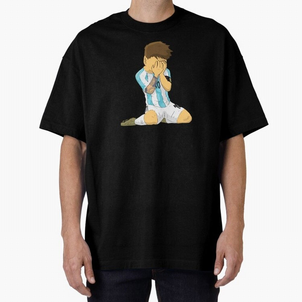 Messi Copa America Moment Oversized T-Shirt Follow FIFA World Cup 2026 Featuring Neymar, Germany Energy, Championship Spirit, Famous Goals, Roaring Crowds and International Football Unity; Made for Collectors Who Enjoy Iconic Players, Country