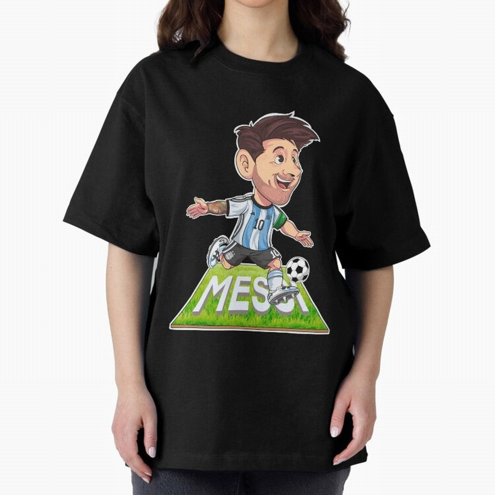 Lionel MESSI Oversized T-Shirt Show Up for the Glory of Global Football Passion for FIFA World Cup 2026 Group Stage, Built around Haaland and Mbappe, Spain and Netherlands, Stadium Chants, National Pride, Trophy Dreams and Unforgettable Football