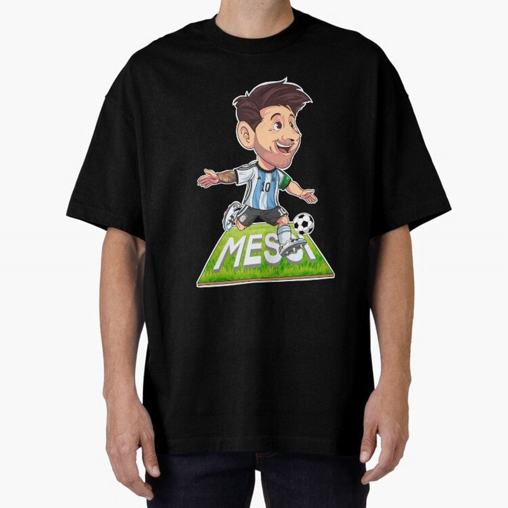 Lionel MESSI Oversized T-Shirt Show Up for the Glory of Global Football Passion for FIFA World Cup 2026 Group Stage, Built around Haaland and Mbappe, Spain and Netherlands, Stadium Chants, National Pride, Trophy Dreams and Unforgettable Football