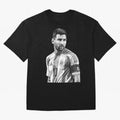 Messi grayscale Classic T-Shirt Feel the Trophy Chase of the FIFA World Cup 2026 Group Stage Journey through Haaland and Mbappe Highlights, England, France and Netherlands Pride, Stadium Memories, Football Loyalty, International Chants and
