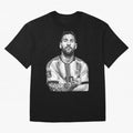 Messi grayscale Classic T-Shirt Enjoy Match Day Hype around FIFA World Cup 2026, Mbappe, France and Portugal, Football Festival Excitement, Trophy Ambitions, Country Rivalries and Star Player Buzz; Ideal for Football Dads, Football Moms, Friends,