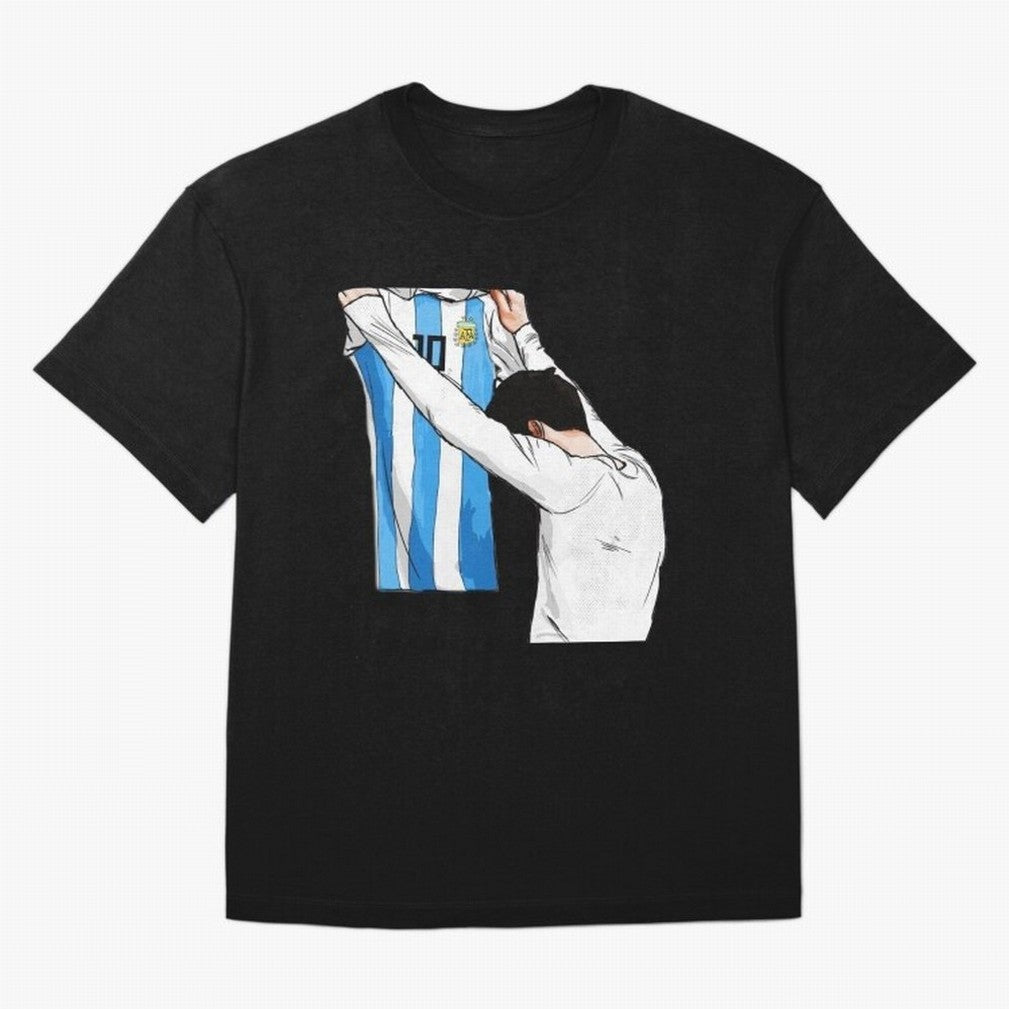 Lionel Messi holding his shirt, Argentina copa america| Perfect Gift For you and friends Classic T-Shirt Fuel the Hype around Global Football Passion for FIFA World Cup 2026 USA Canada Mexico, Filled with Haaland and Mbappe, Brazil, Portugal and