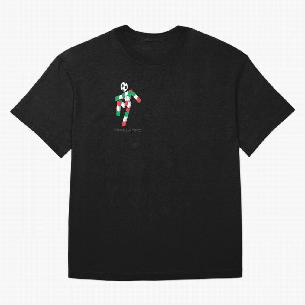 italia 90 footballer logo Classic T-Shirt Celebrate Global Passion for FIFA World Cup 2026 Spirit, Highlighting Brazil, Cristiano Ronaldo, Haaland and CR7, Worldwide Fan Energy, Dramatic Goals, Stadium Lights and Championship Celebrations; Created