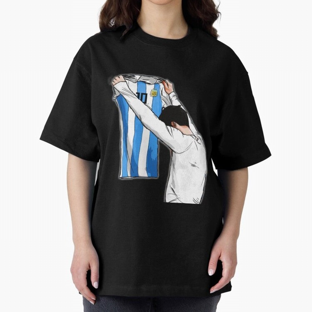 Art Messi Illustration Classic T-Shirt Represent Football Lovers during FIFA World Cup 2026 for Fans of CR7 and Netherlands, Bringing Fan Favorite Moments, National Team Passion, Big Match Drama and Soccer History; Made for Collectors Who Enjoy