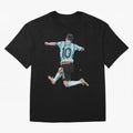 Messi 10 The Goat Oversized T-Shirt Bring Trophy Dreams to FIFA World Cup 2026 Group Stage Spirit, Featuring Netherlands, Mbappe, Football Festival Excitement, Trophy Ambitions, Country Rivalries and Star Player Buzz; Built for Supporters Chasing