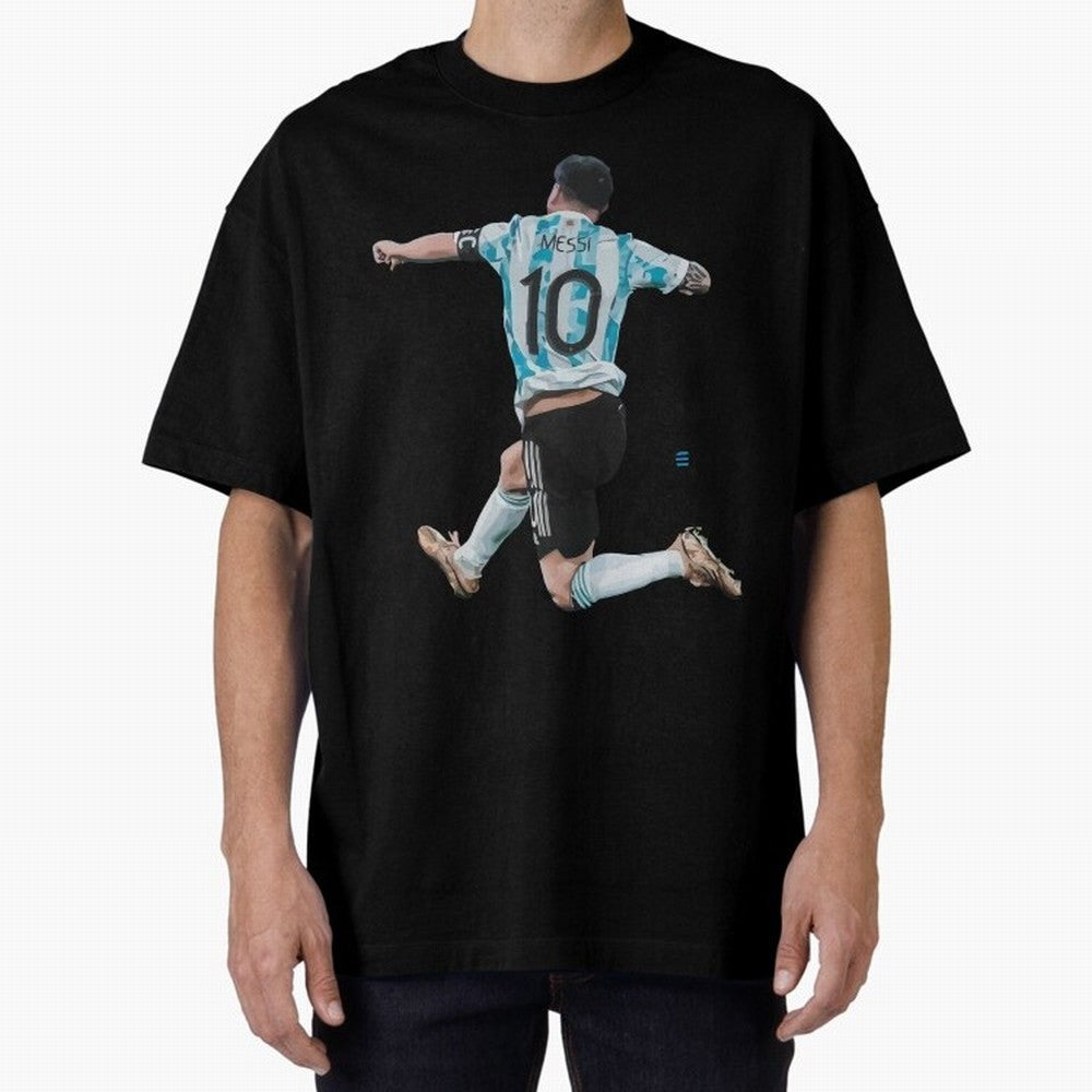 Messi 10 The Goat Oversized T-Shirt Bring Trophy Dreams to FIFA World Cup 2026 Group Stage Spirit, Featuring Netherlands, Mbappe, Football Festival Excitement, Trophy Ambitions, Country Rivalries and Star Player Buzz; Built for Supporters Chasing