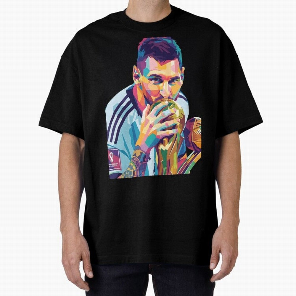 Messi Wpap Classic T-Shirt Keep Football History Alive during FIFA World Cup 2026 Spirit, Featuring France and Portugal, Messi, CR7 and Mbappe, Soccer Culture, Superstar Moments, National Team Dreams and Competitive Fire; Perfect for Supporters Who