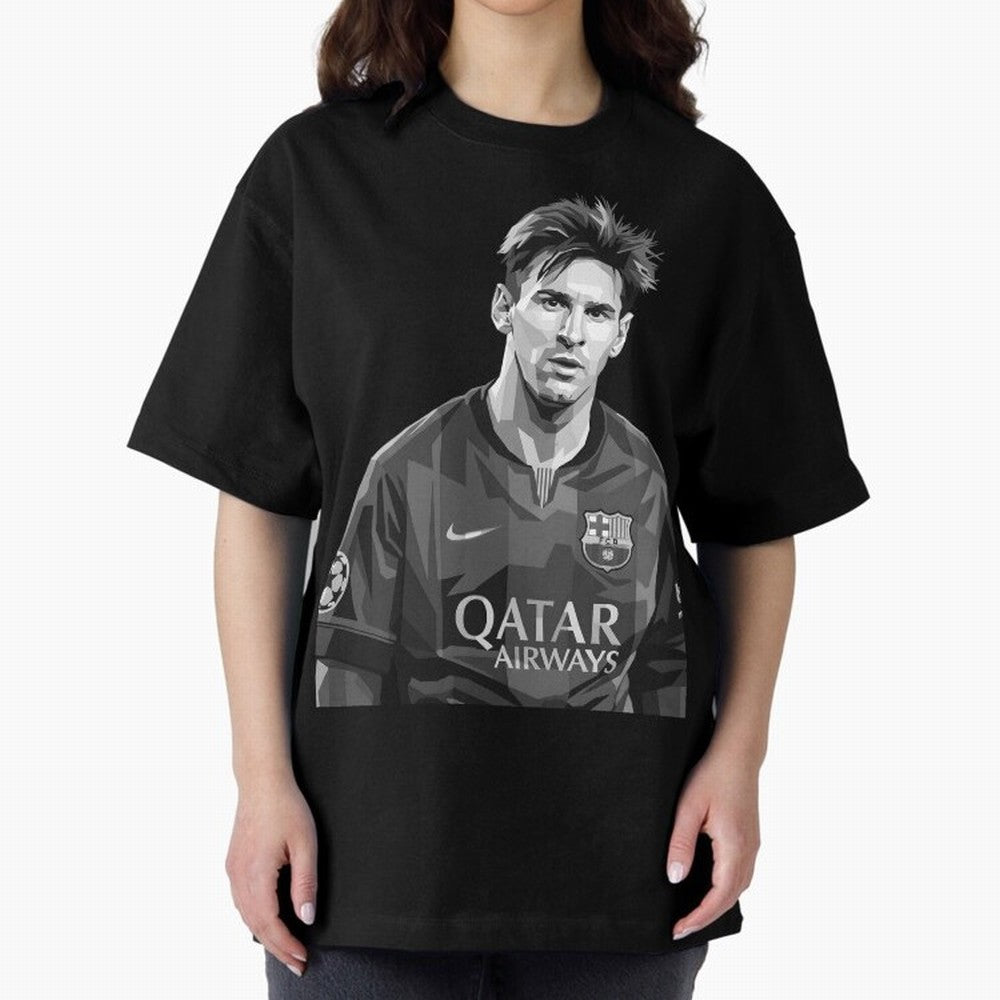 Messi grayscale Classic T-Shirt Show Love for Legendary Goals in the FIFA World Cup 2026 Group Stage Journey through Neymar Highlights, France and Portugal Pride, Vintage Soccer Flavor, Modern Football Stars, National Flags and Final Night Emotion;