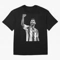 Messi grayscale Oversized T-Shirt Bring Legendary Rivalry Energy to Match Day Hype around FIFA World Cup 2026 USA Canada Mexico, Messi, England, France and Netherlands, Football Festival Excitement, Trophy Ambitions, Country Rivalries and Star