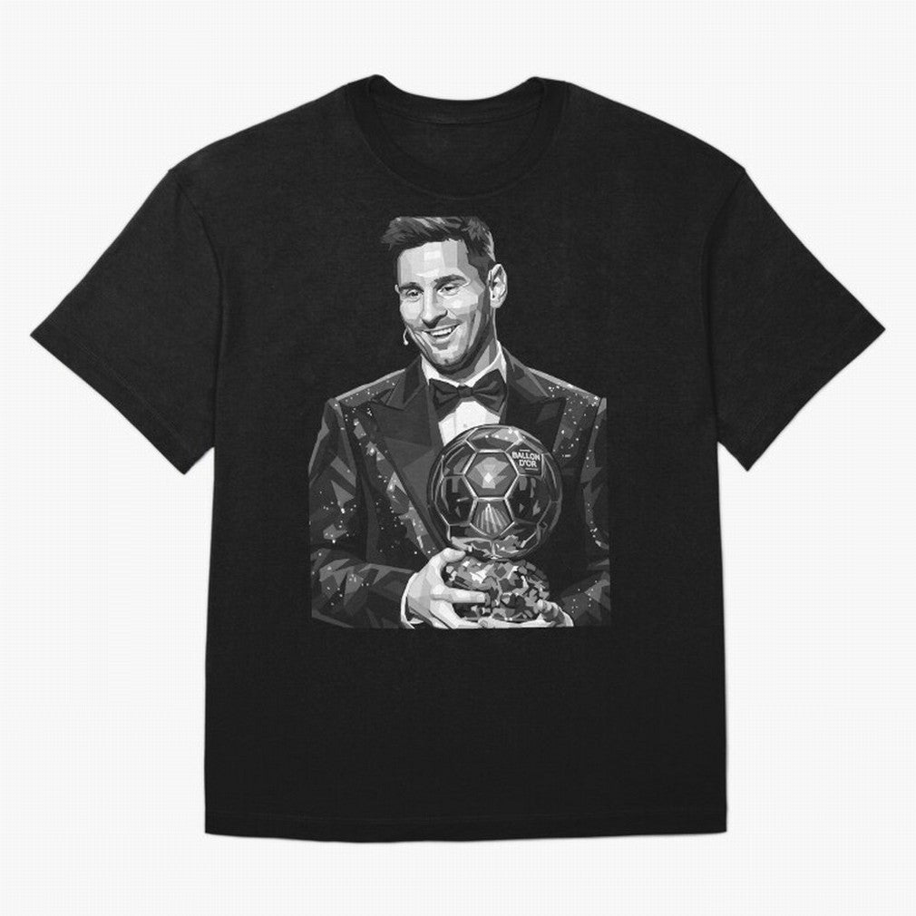 Messi grayscale Oversized T-Shirt Step into Match Day Hype around FIFA World Cup 2026 Group Stage, CR7 and Messi, Spain and Netherlands, Sports Nostalgia, International Competition, Famous Players and Unforgettable Victories; Built for Supporters