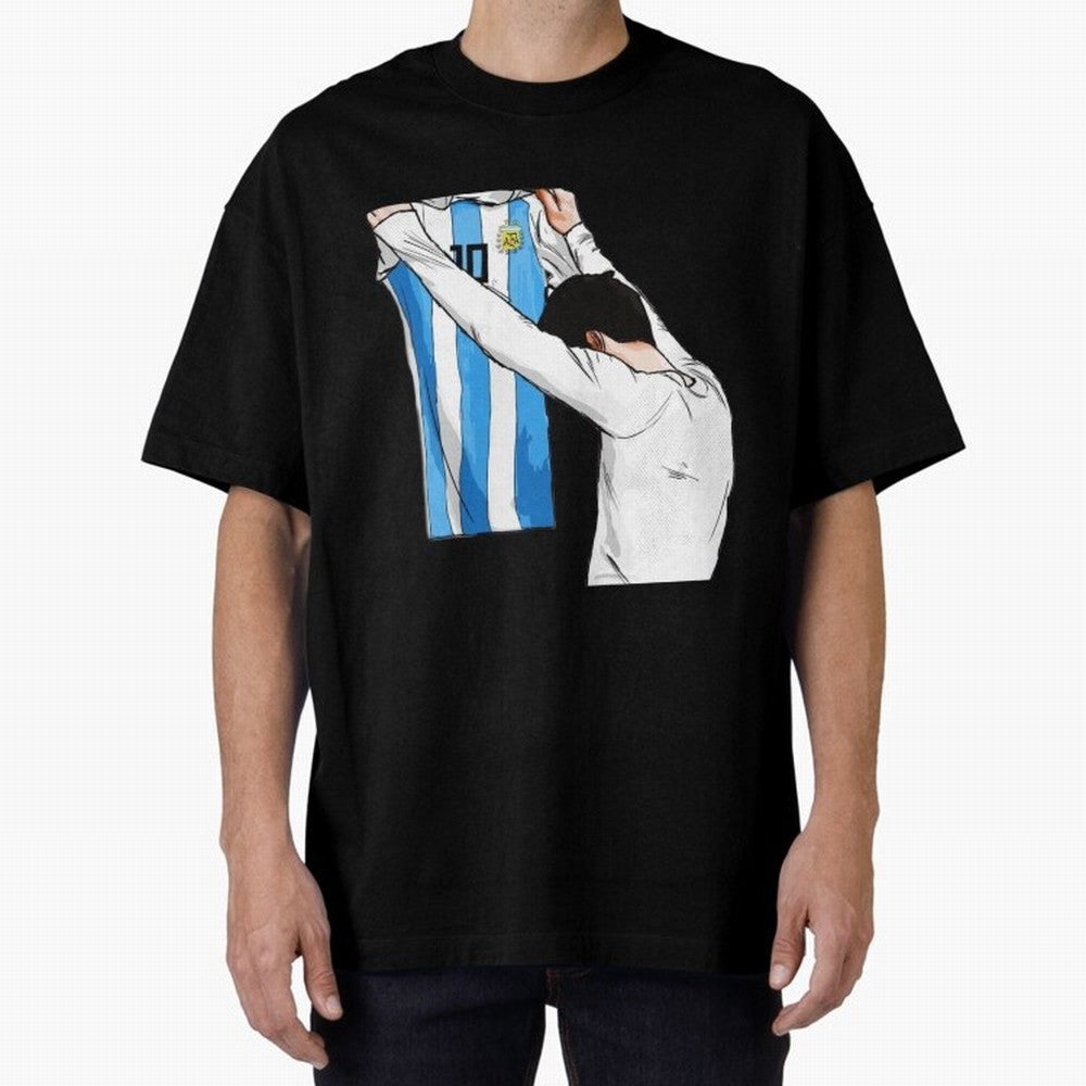 Lionel Messi holding his shirt, Argentina copa america| Perfect Gift For you and friends Classic T-Shirt Bring Supporter Culture to FIFA World Cup 2026 Group Stage for Fans of CR7 and Messi and Argentina, France and Brazil, Bringing Tournament